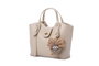 Lucky Bees Bolso de Hombro Crema 25x11x21 cm en Cuero de Polivinilo